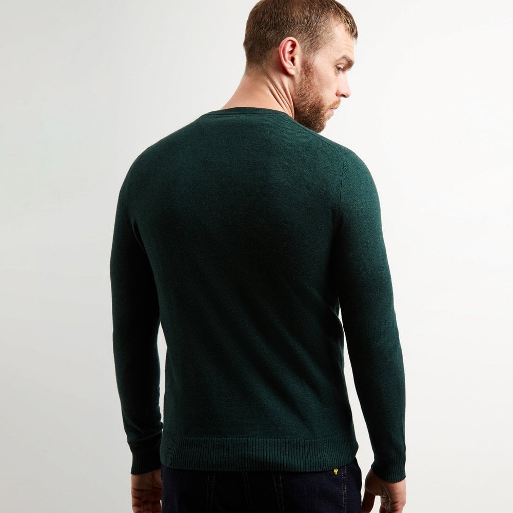 Maglione Elegante Casual Maglione Uomo Lyle & Scott Con Cerniera 1/4 - Mezza Cerniera, Maniche Lunghe, Cotone, Elegante E Casual Felpa Uomo Elegante - Foto 10