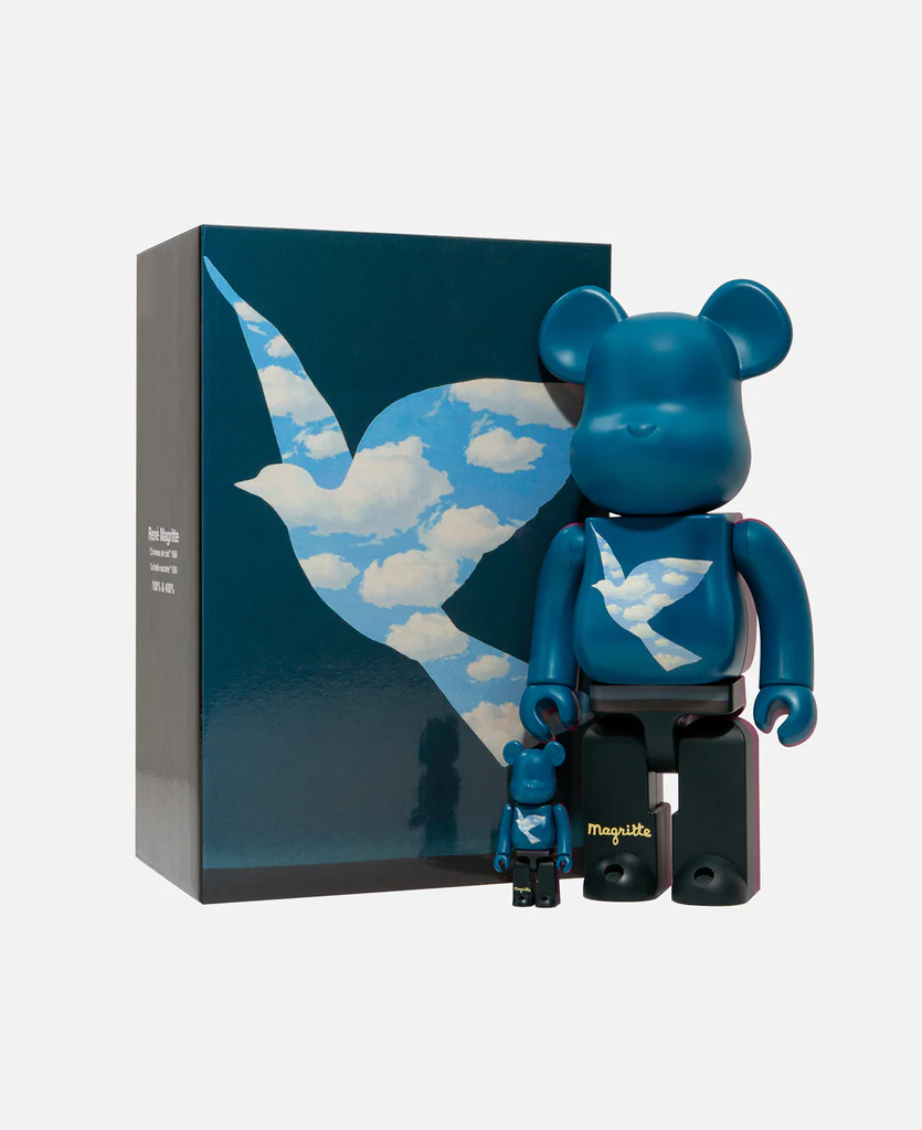 BEARBRICK * René Magritte L'oiseau de Ciel 2 pack * 100% +
