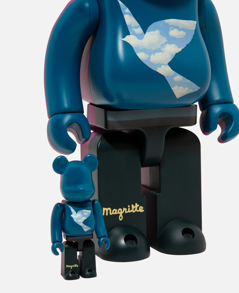 BEARBRICK * René Magritte L'oiseau de Ciel 2 pack * 100% +